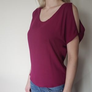 BCX Cold Shoulder Blouse
